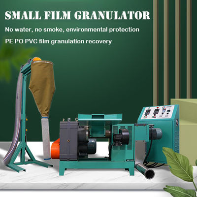 Niedertemperatur-Kunststoffgranulator Plastikfolie-Recycling-Granulation 11KW pe,po,pvc,eva,ps